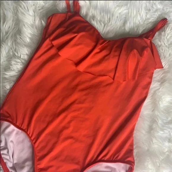 Laundry by Shelli Segal Ruffles One Piece Bathing suit Size Small - Picture 3 of 6